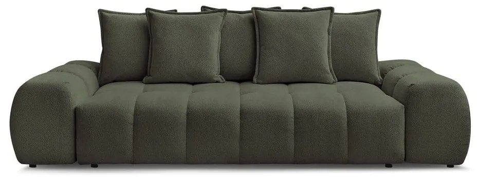 Divano verde con rivestimento in ciniglia 278 cm Everest – Bobochic Paris