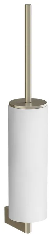 Porta scopino a muro bianco brass brushed pvd 66419 Gessi