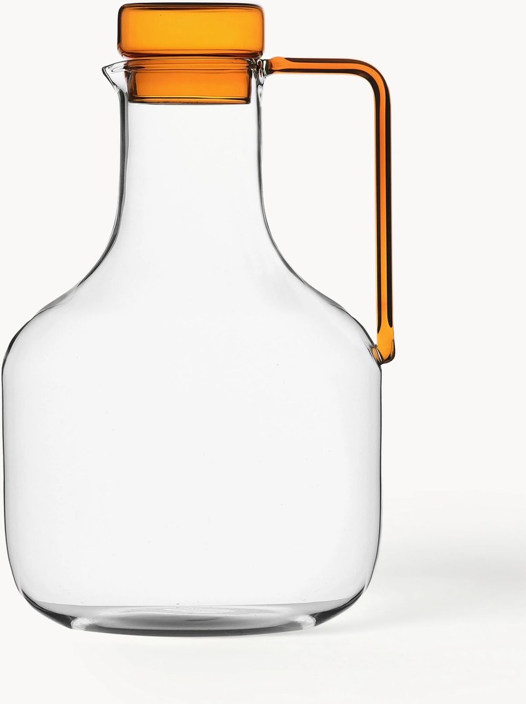 Caraffa in vetro borosilicato fatta a mano Liberta, 1,9 L