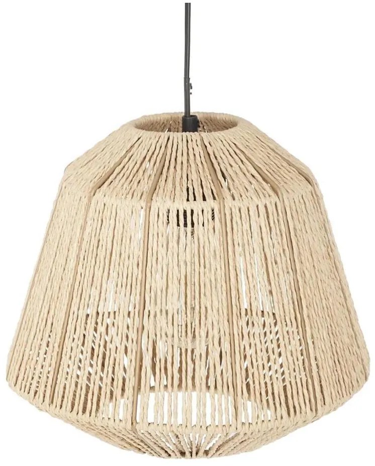 Atmosphera - Lampadario a sospensione con filo JILY 1xE27/40W/230V iuta beige