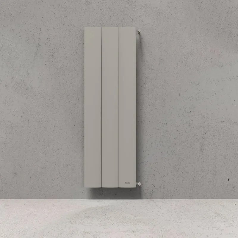 Termoarredo bagno DE'LONGHI 185.2x54.4 cm interasse 1800 mm grigio/argento serie Palace