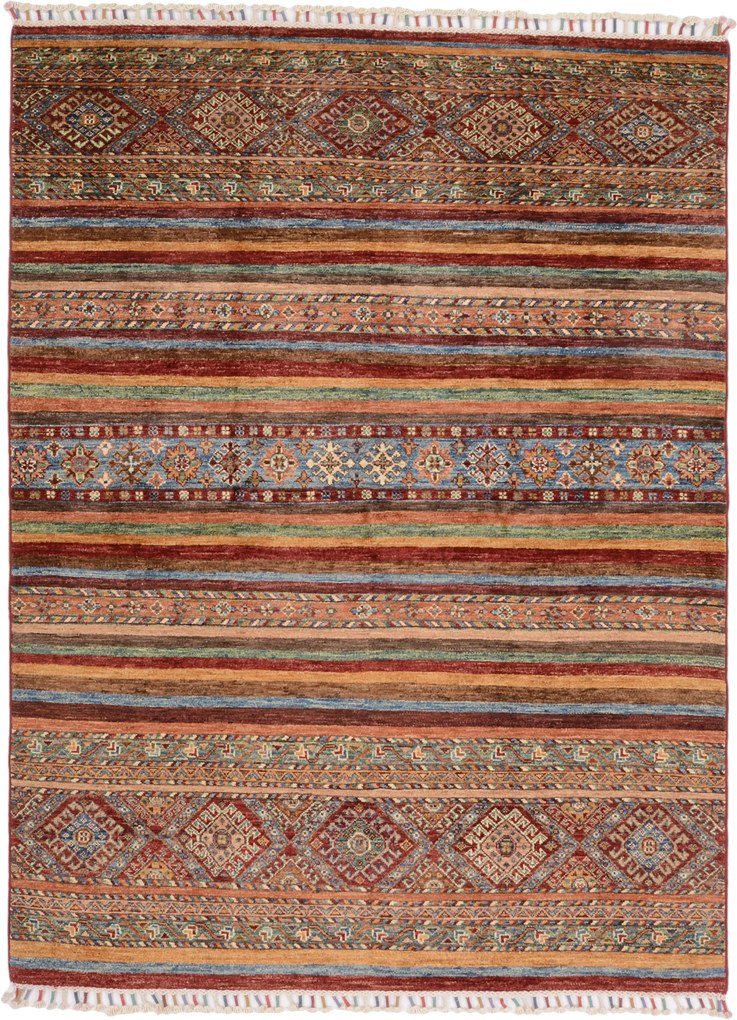 Samarkand Tappeto 150x200 (Pakistan) Annodato A Mano