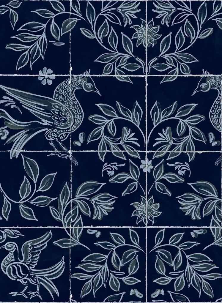 Coordonne Carta da parati Ceramica - Navy