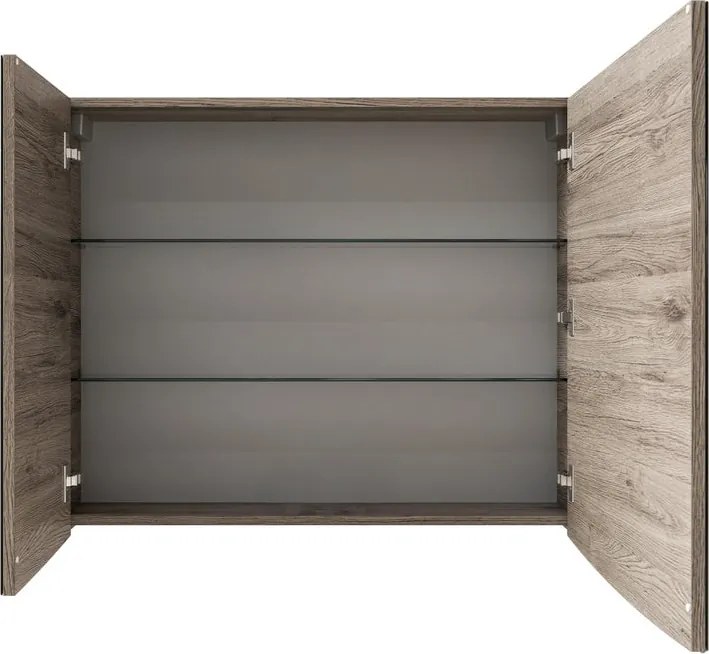 Specchio Contenitore PELIPAL rovere sanremo L 85 x H 70 x P 17 cm