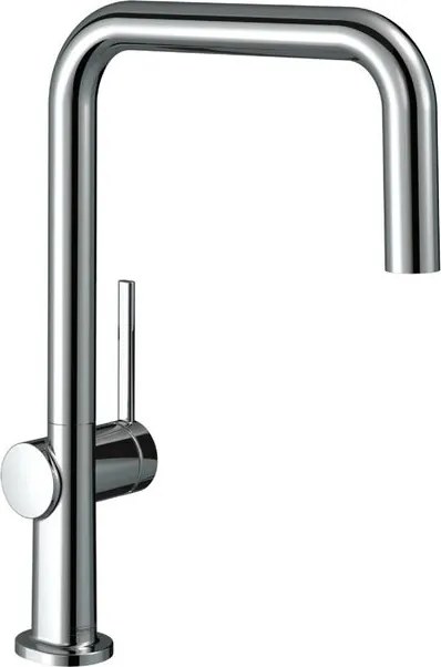 Rubinetto da cucina fisso a u Talis M54 argento cromato lucido HANSGROHE