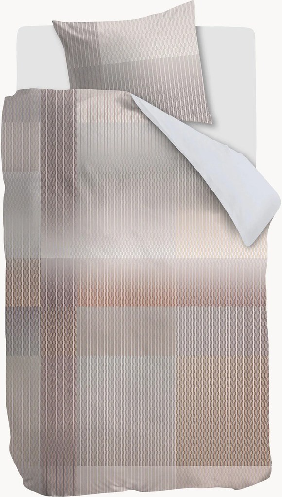 Set copripiumino in raso di cotone Digital Weave
