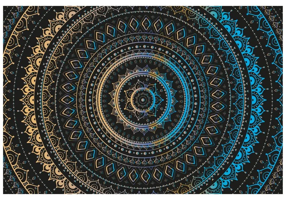 Carta da parati – Mandala con motivo solare