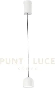 Lampadario a sospensione led yoyo regolabile in altezza bianca in m...