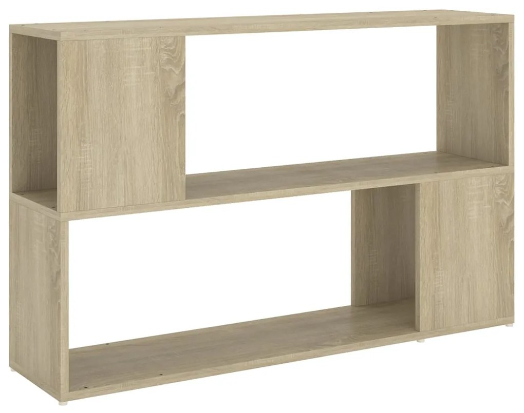 Libreria rovere sonoma 100x24x63 cm in truciolato