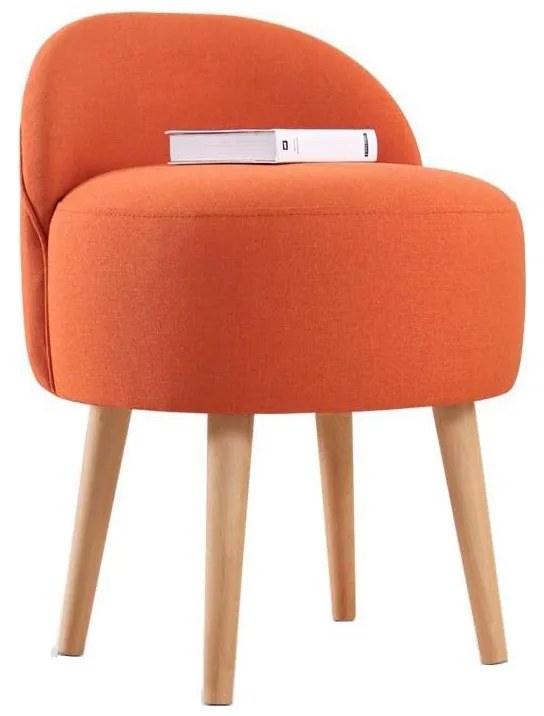 Poltroncina per bambini NIKI, diametro 46 cm, arancione