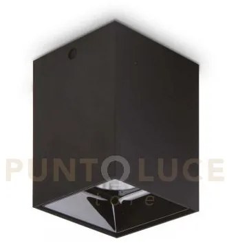 Nitro square faretto led cob bridgelux 15 w 36° 1400 lm 3000 k nero...