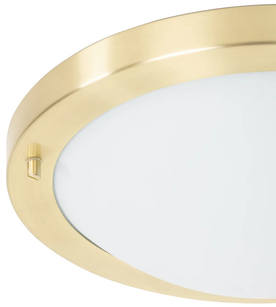 Plafoniera da esterno intelligente oro 31 cm IP44 incl. Wifi A60 - Yuma
