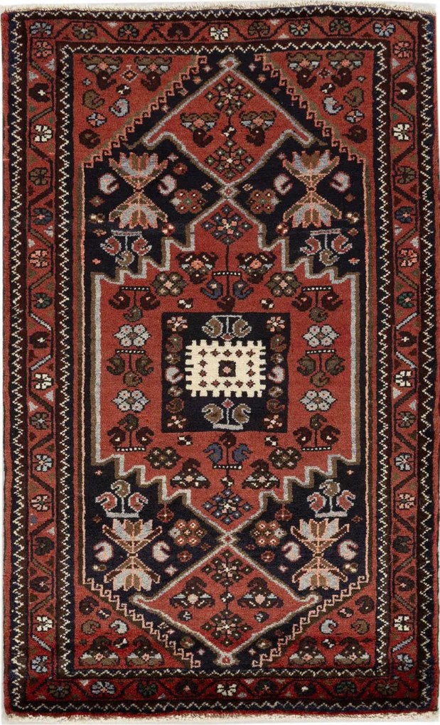 Shiraz Tappeto 130 x 80 (Iran) Annodato A Mano