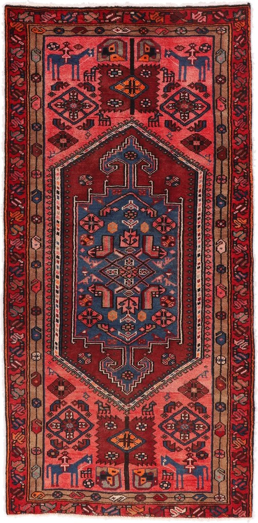 Hamedan Tappeto 210x100 (Iran) Annodato A Mano