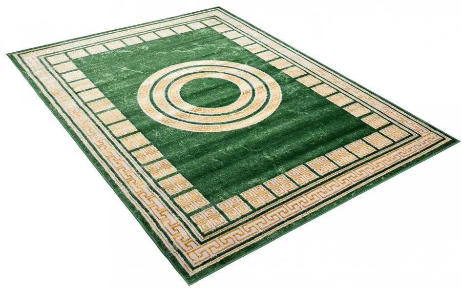 Interessante tappeto verde con motivi geometrici Larghezza: 120 cm | Lunghezza: 170 cm