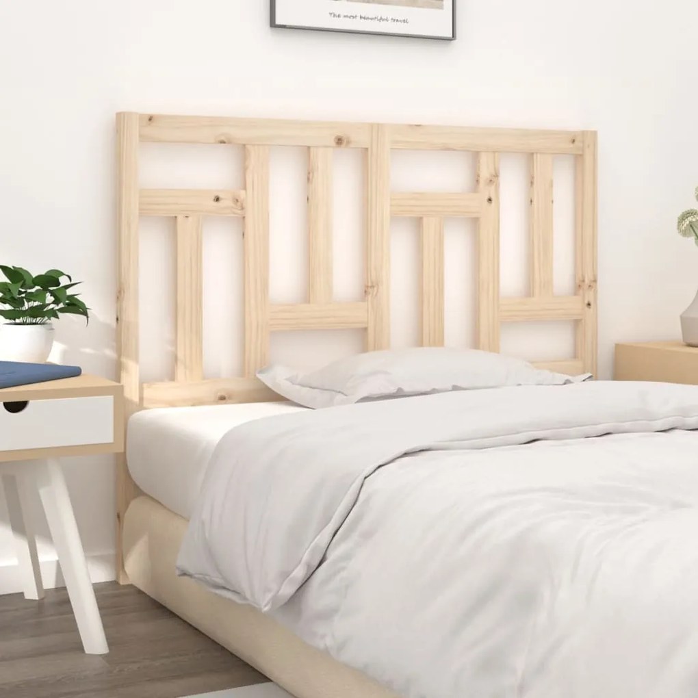 Testiera Per Letto 165,5x4x100 Cm Legno Massello Di Pino /