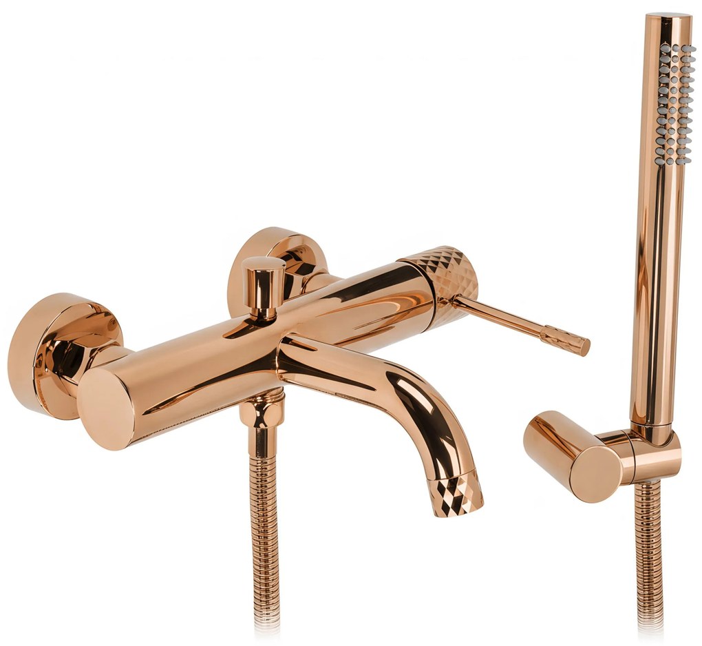 Rubinetto da vasca Rea Lungo Diamond Copper