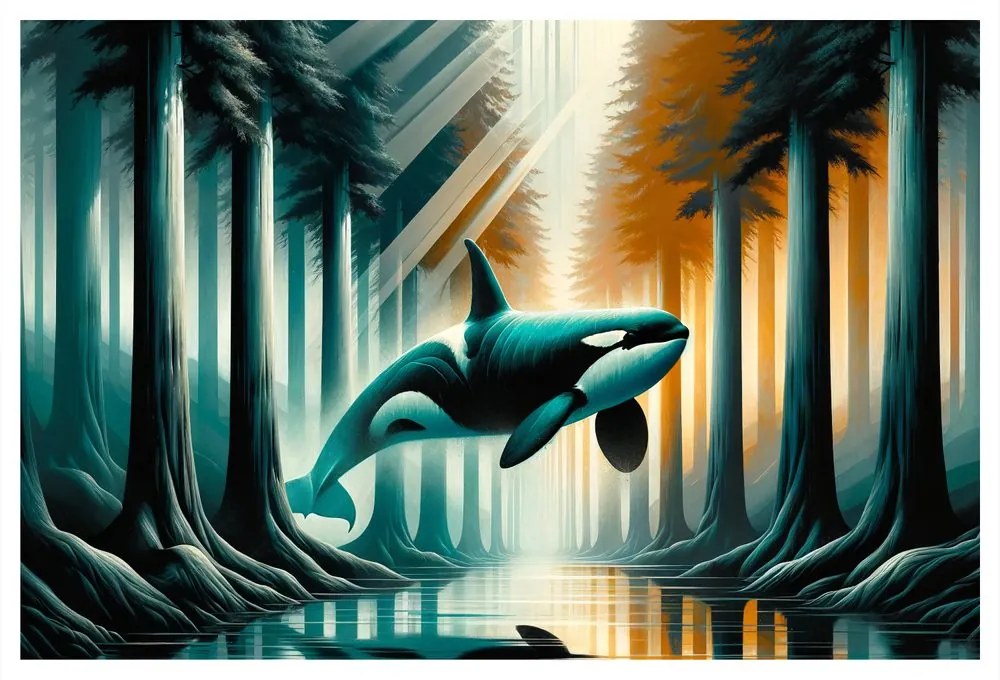 Quadro su tela – Sogno dell’orca