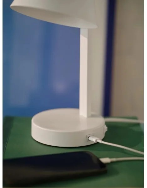 Nordlux - Lampada da tavolo WILMER 1xE14/40W/230V bianca