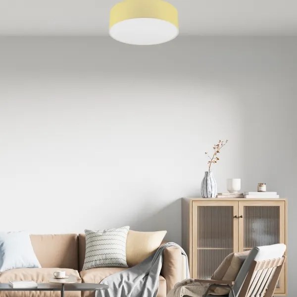 Plafoniera SIRJA PASTEL 2xE27/15W/230V Ø 45 cm gialla