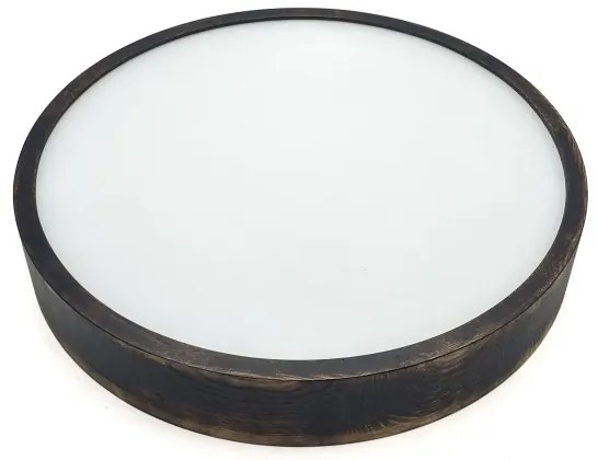 Brilagi - Lampadario LED su cavo CARVALHO SMOKEY 3xE27/60W/230V rovere Ø 47,5 cm