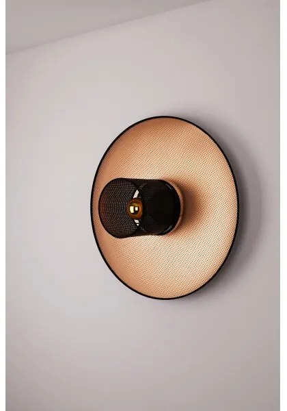 Duolla - Applique TOKYO SHINY 1xE27/15W/230V diametro 50 cm rame/nero