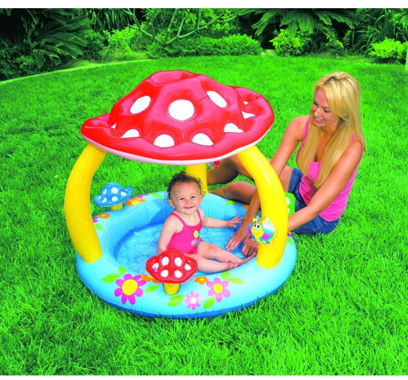 Intex PISCINA TONDA GONFIABILE BABY FUNGO cm. 102x89 h (lt. 45) 2.00 pz