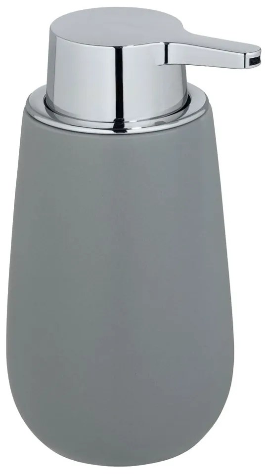 Dispenser di sapone in ceramica grigia 320 ml Badi - Wenko
