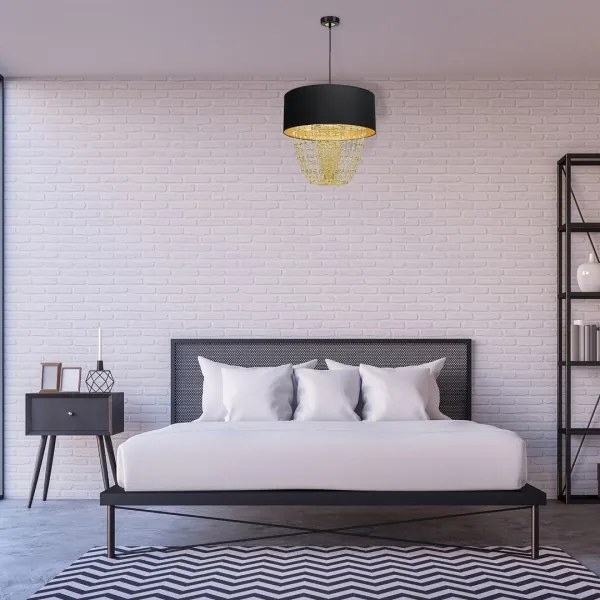 Lampadario a sospensione con filo ALMERIA 1xE27/60W/230V