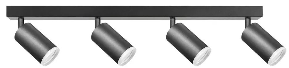 Faretto LONDON 4xGU10/10W/230V nero