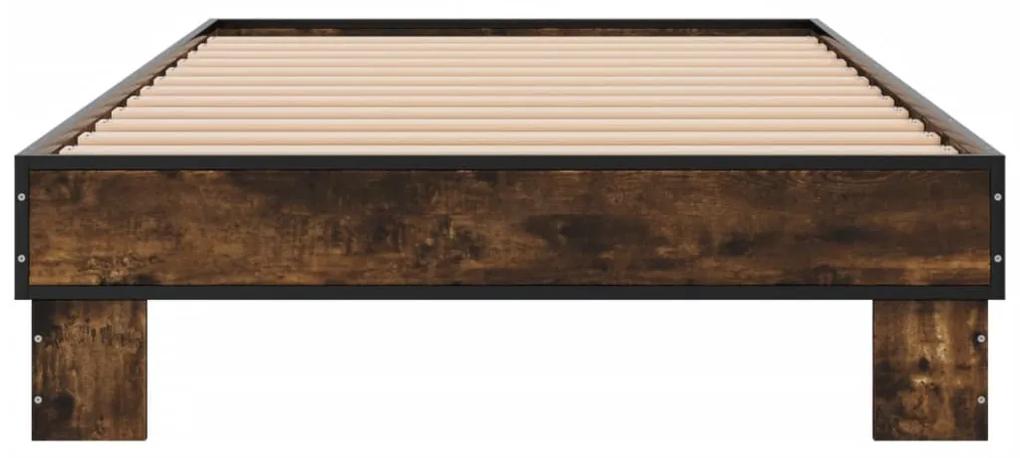 Giroletto rovere fumo 75x190 cm in legno multistrato e metallo