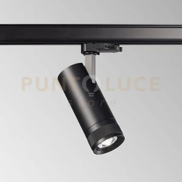 Eos proiettore 1-phase led cob bridgelux nero 25 w 20-55° on-off 29...