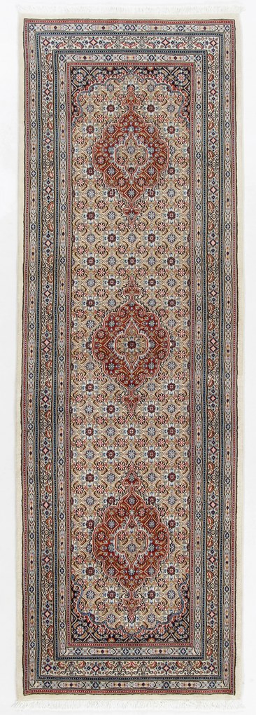 Moud Tappeto 80 x 250 (Iran) Annodato A Mano