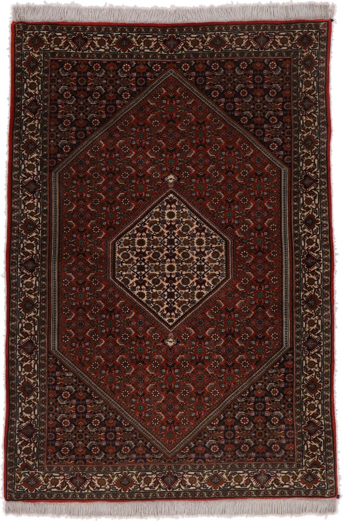 Bidjar Tappeto 110x160 (Iran) Annodato A Mano