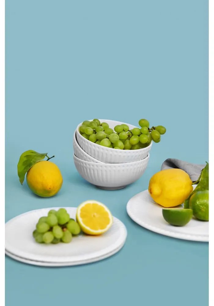 Set da 6 pezzi di piatti in porcellana bianca Purita - Bonami Essentials