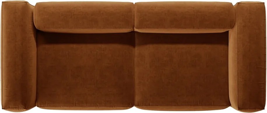 Divano color mattone 264 cm Bergamo – Cosmopolitan Design