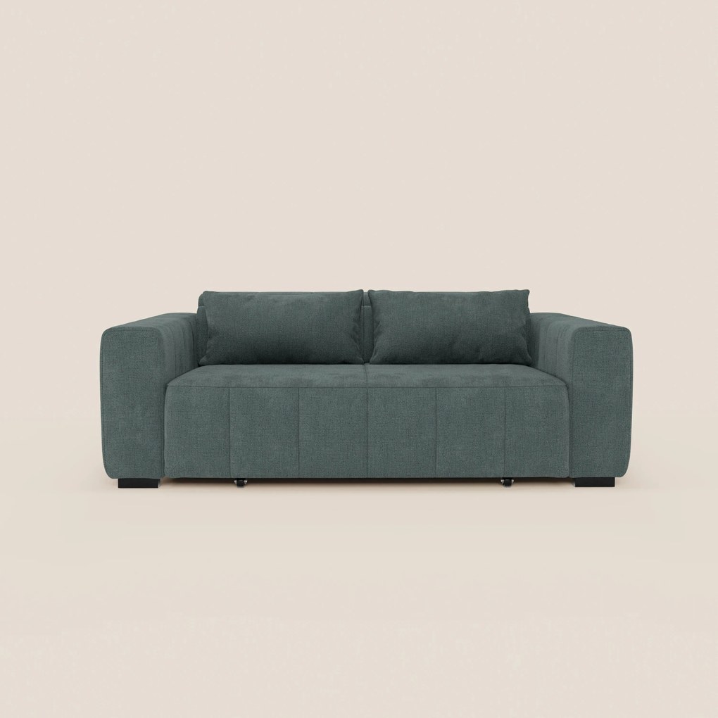 Doric divano 3 posti con sedute allungabili tramite relax elettrico - poggiatesta reclinabile in tessuto smacchiabile T23