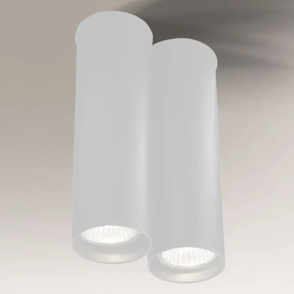 Shilo 7012 -Plafoniera ARIDA 2xGU10/15W/230V bianca