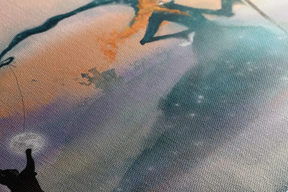 Quadro su tela – Strega disegnata