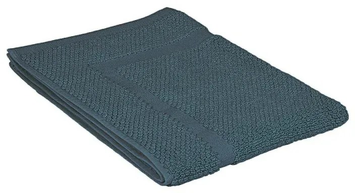 Tappeto bagno scendi doccia 100% cotone turchese cobalto 45x65 cm