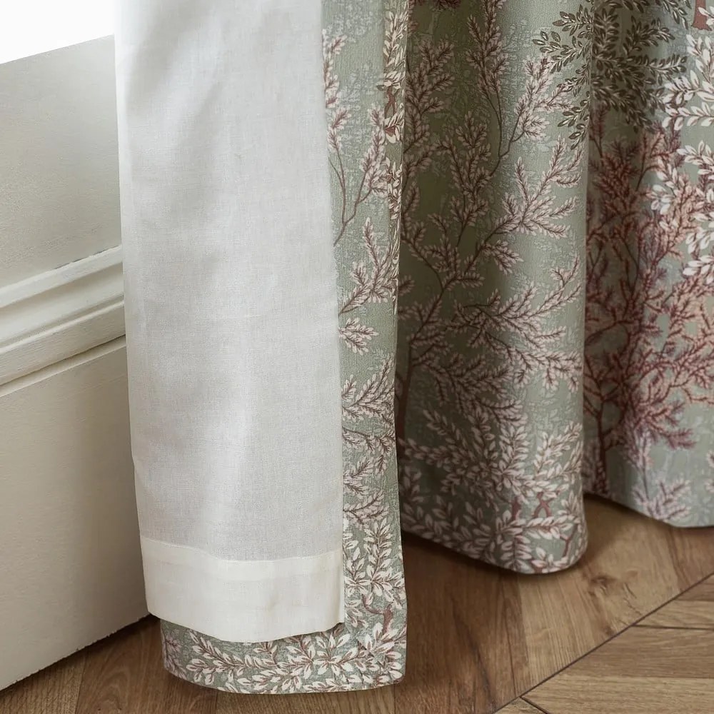 Tende in set verdi 2 pz 168x137 cm Woodland Trees – Catherine Lansfield