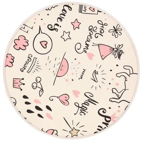 Plafoniera per bambini KIDDY 2xE27/40W/230V beige/rosa