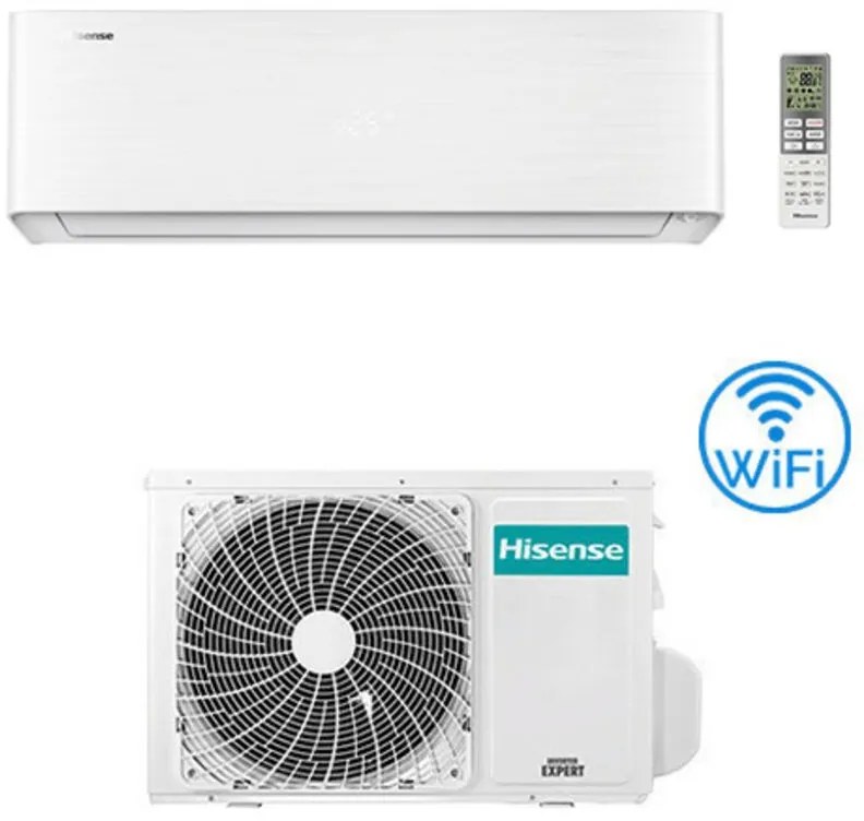 Climatizzatore Condizionatore Hisense Energy Pro X R32 Wifi 12000 BTU QH35XV3AG INVERTER Classe A+++/A+++ NOVITA' 2025