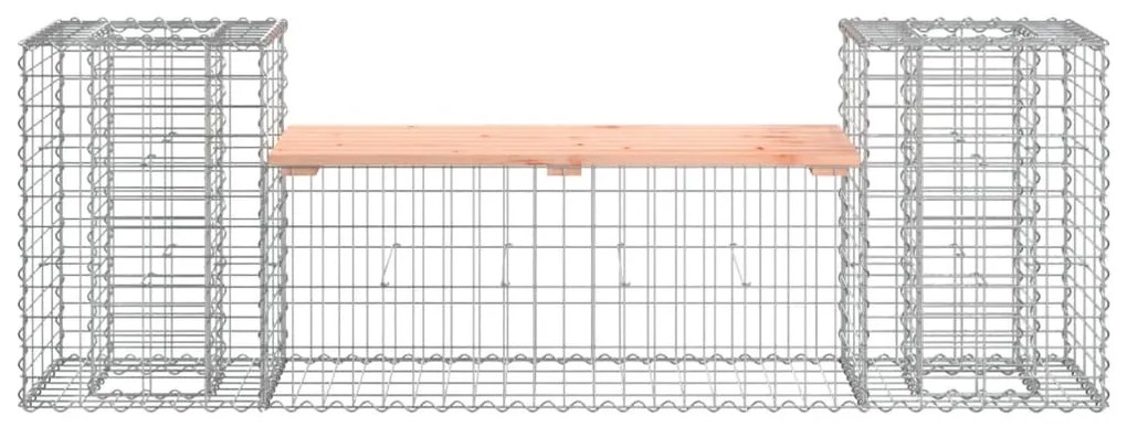 Panca Giardino Design Gabbione 183x41x60,5 cm Massello Douglas