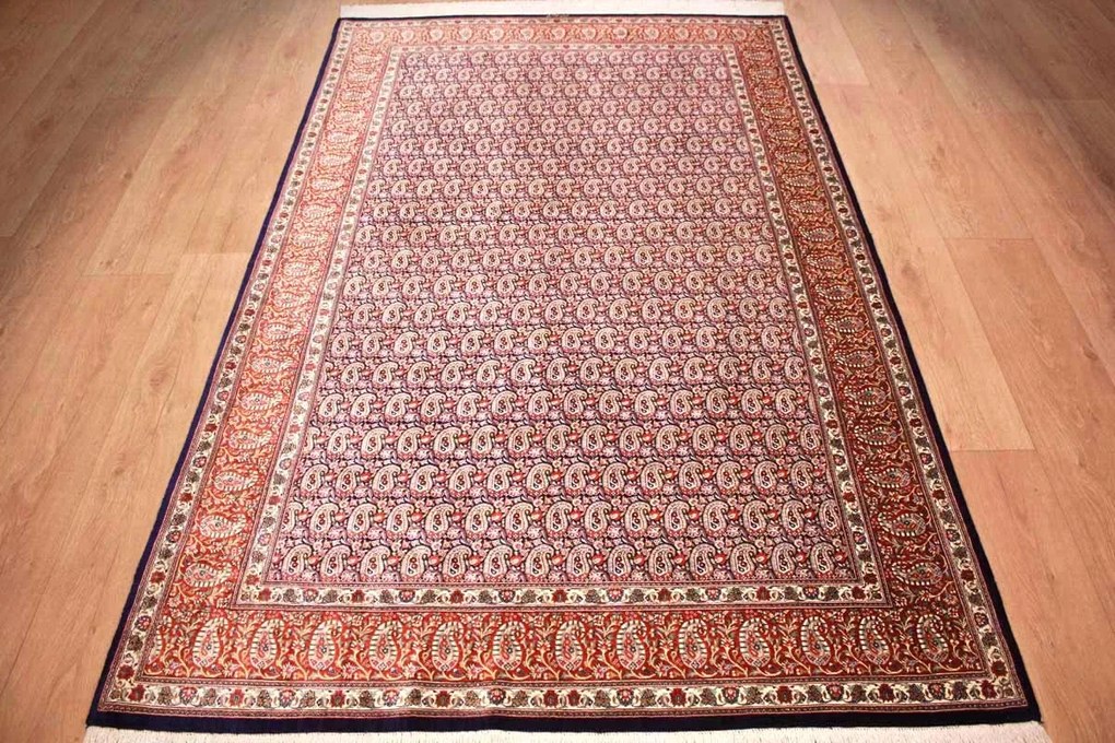 Ghom Tappeto 130 x 210 (Iran) Annodato A Mano