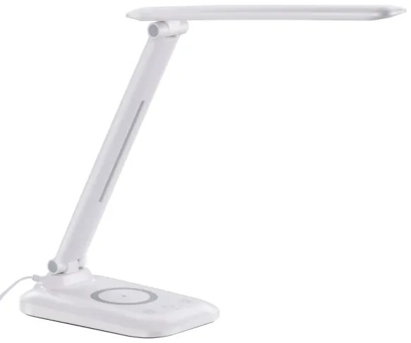 Immax 09107L - Lampada da tavolo LED dimmerabile con ricarica wireless QI LUMI LED/7W/230V bianco