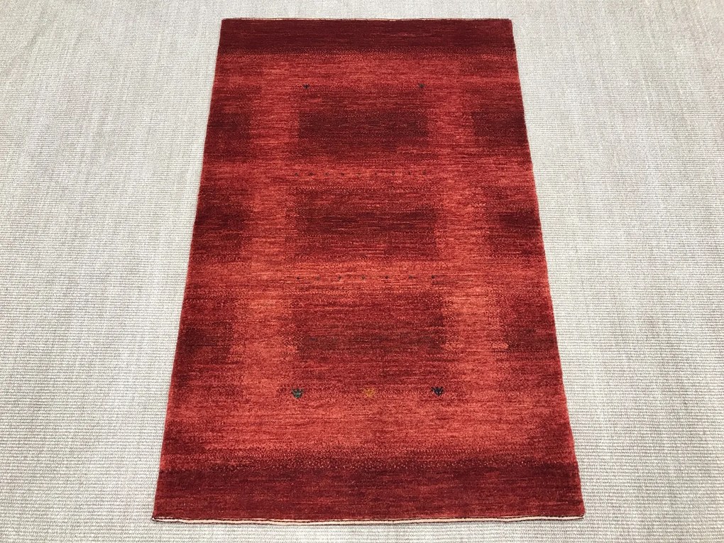 Loribaft Tappeto 150 x 100 Rosso (Iran) Annodato A Mano