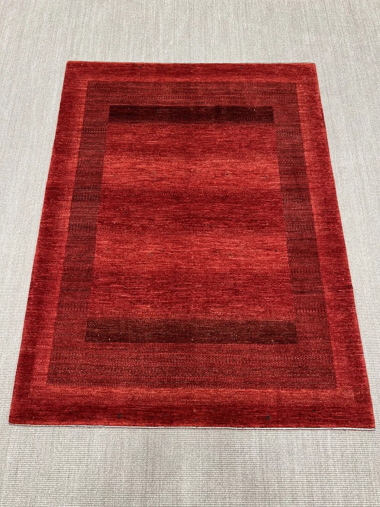 Loribaft Tappeto 160 x 210 Rosso (Iran) Annodato A Mano