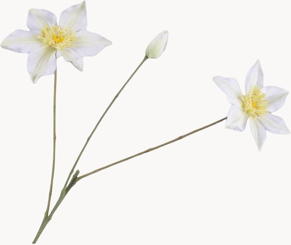 Set di 2 fiori artificiali Clematis