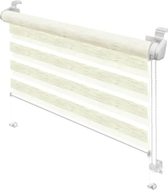 Tenda a pacchetto giorno/notte di colore naturale 42,5x150 cm Zebra Silvalin – Gardinia